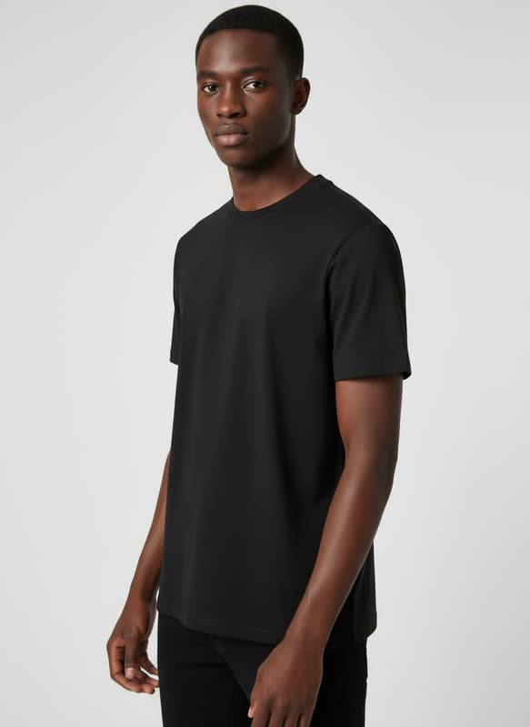 180 GSM PREMIUM COTTON - BLACK