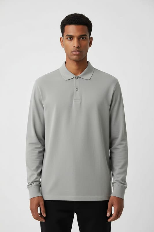 Long Sleeve Polo - Default